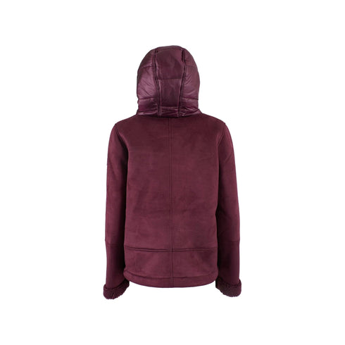 Yes Zee Giacca imbottita Giubbotto Donna ecomonotone con cappuccio Prugna A24 - YESZEEJ018GN00 - 0522 - XS - Francavilla Moda